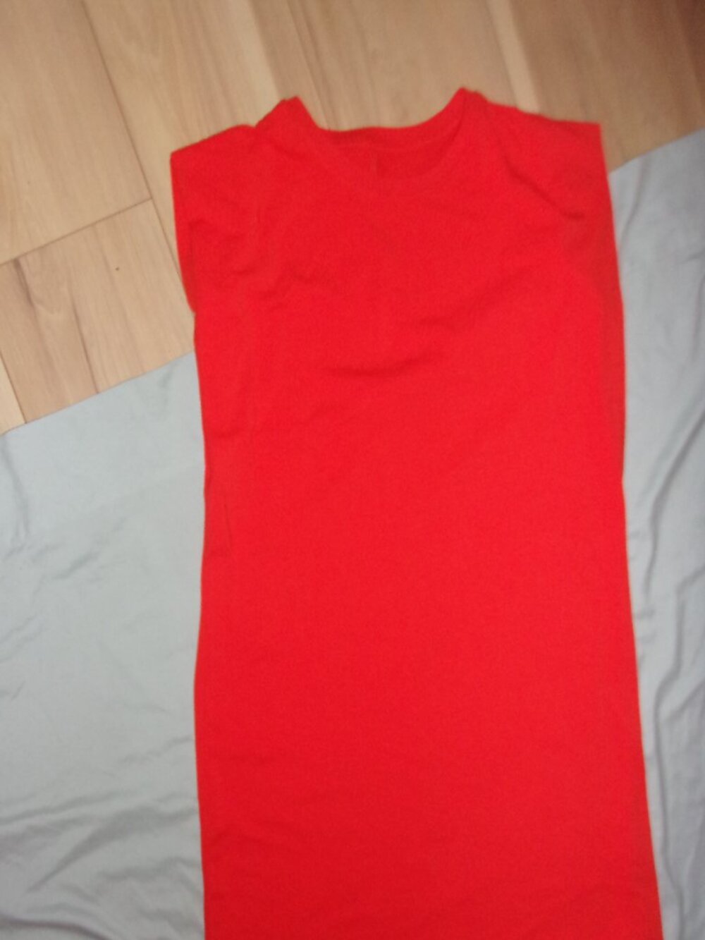 size medium womens casual dress party orange tee shirt feel